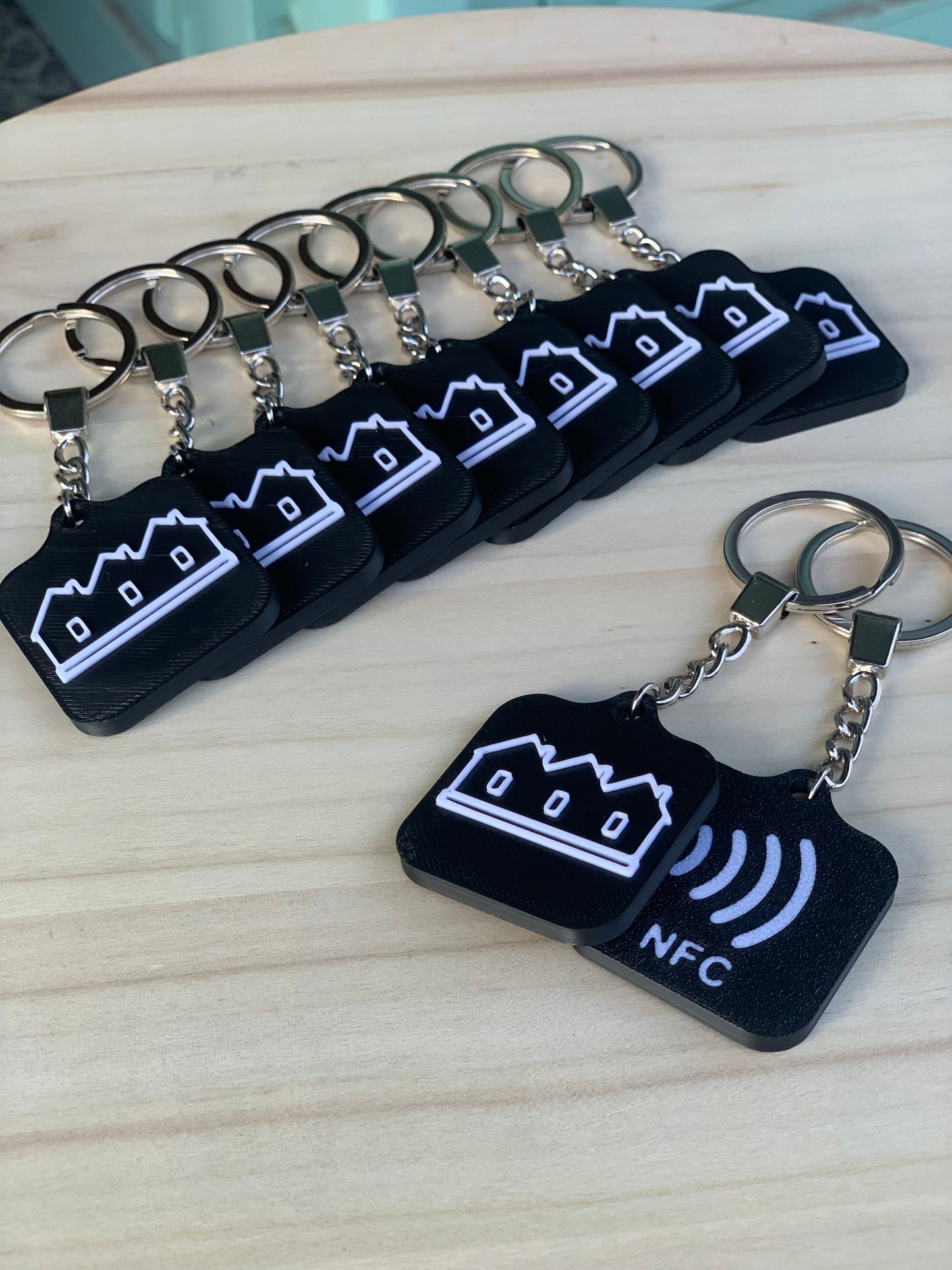 NFC TAG Μπρελόκ – Πακέτο 100τμχ (Ειδική Προσφορά -10% για Υπάρχοντες Πελάτες)