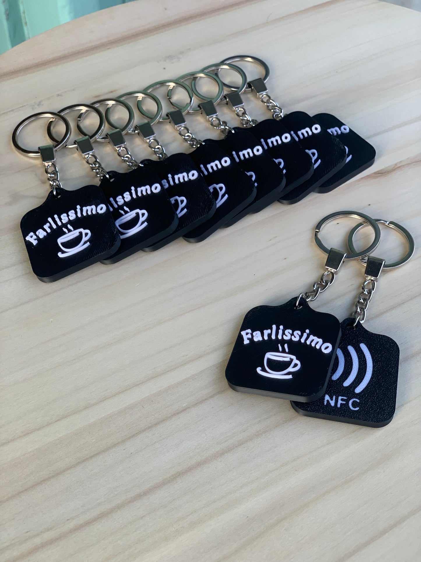 NFC TAG Μπρελόκ – Πακέτο 100τμχ (Ειδική Προσφορά -10% για Υπάρχοντες Πελάτες)