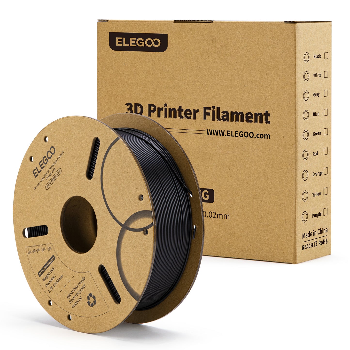 PLA Plus Filament 1.75mm Colored 1KG