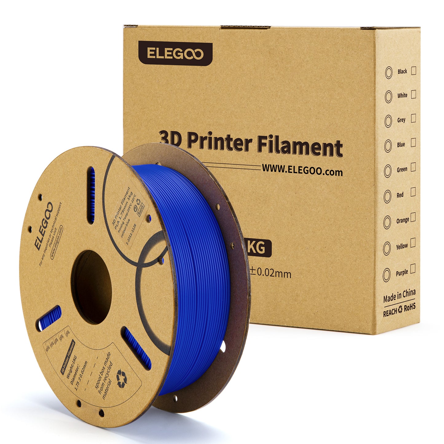 PLA Plus Filament 1.75mm Colored 1KG