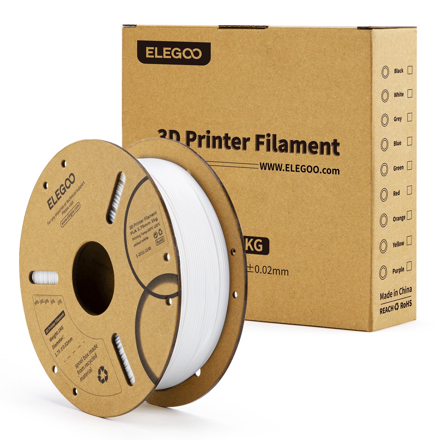 PLA Plus Filament 1.75mm Colored 1KG