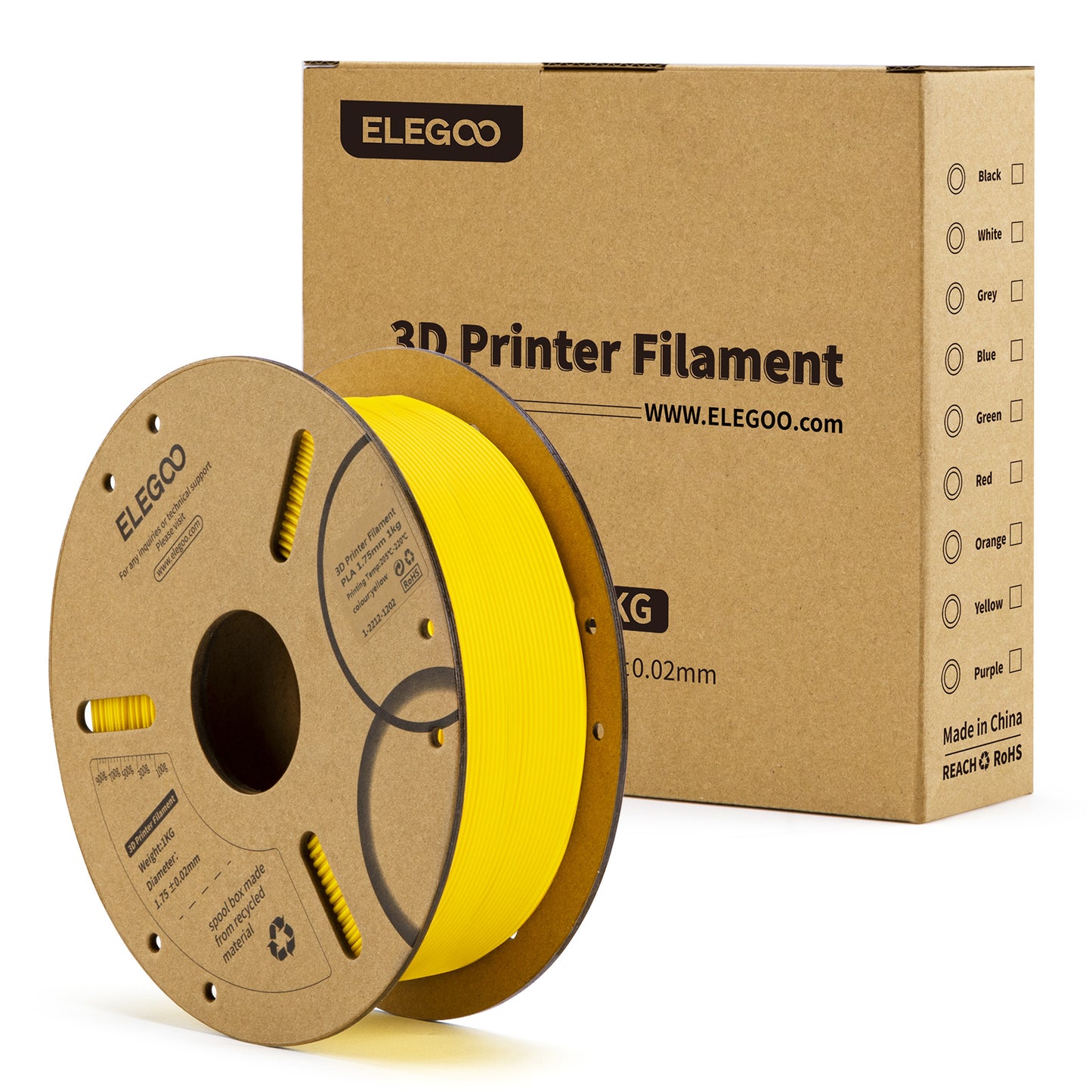 PLA Plus Filament 1.75mm Colored 1KG